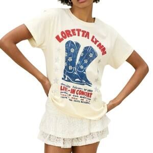 DAYDREAMER Loretta Lynn In Concert Tour Tee, Size M, New with Tag MSRP $85